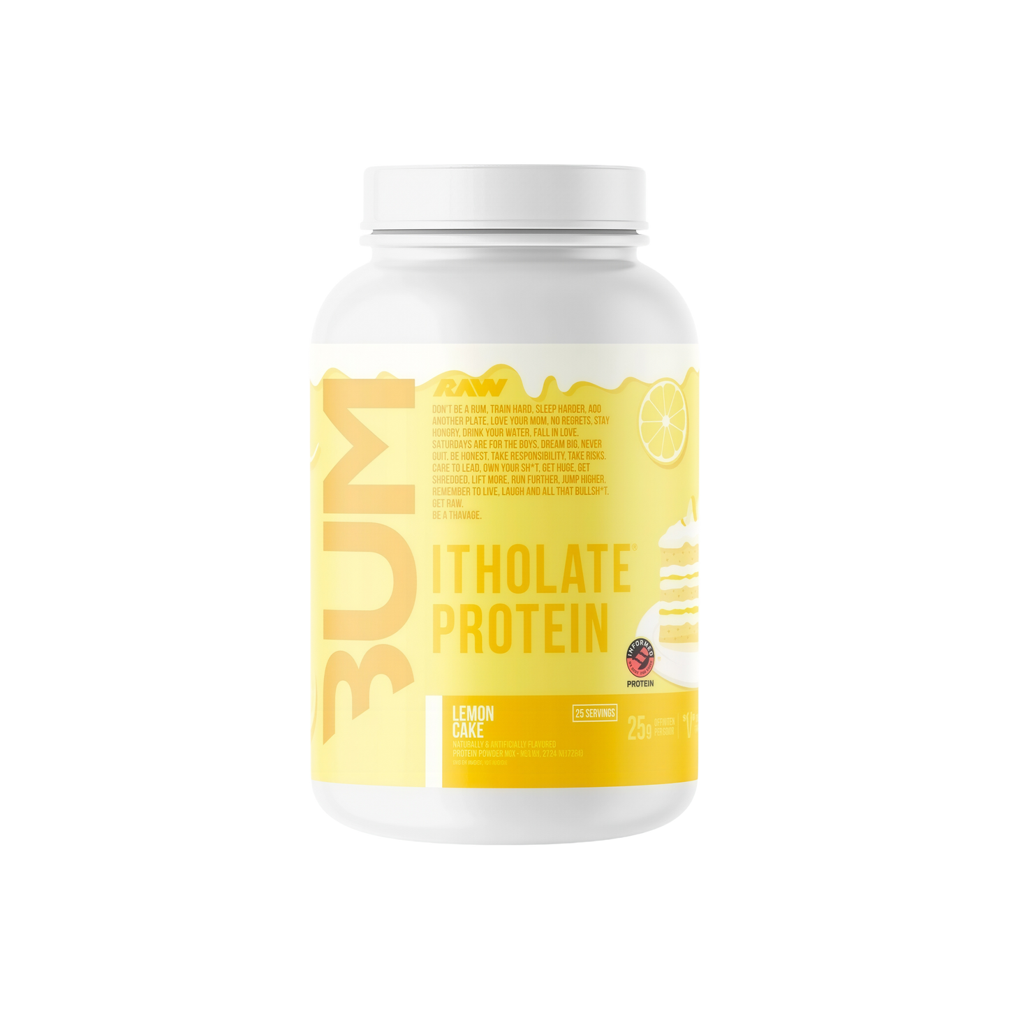 Raw Nutrition BUM Itholate Protein Powder 25 Servings